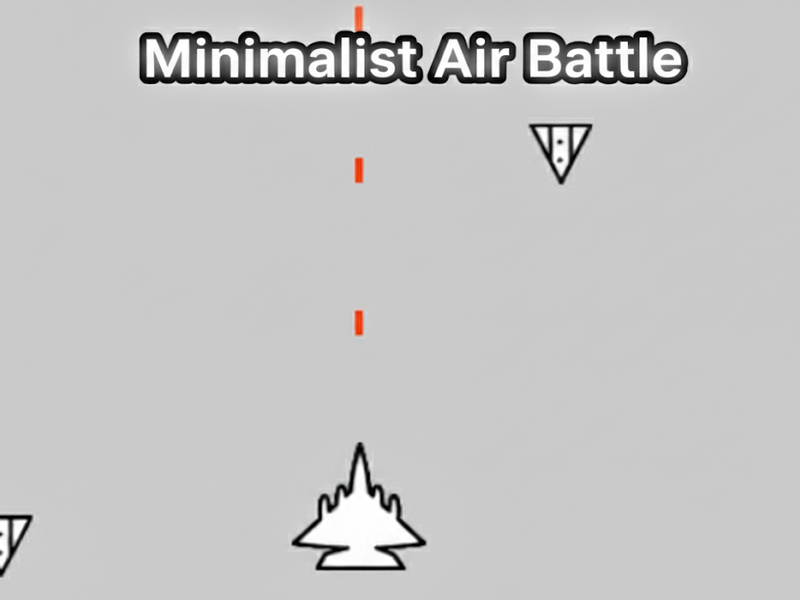 Spill Minimalistisk luftkamp online