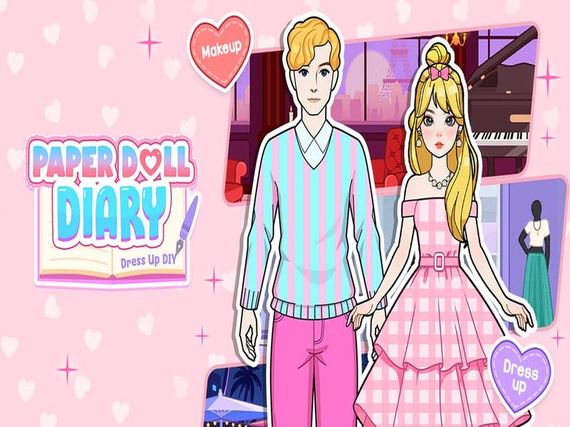 Spill Paper Doll Diary: Dress Up Diy online