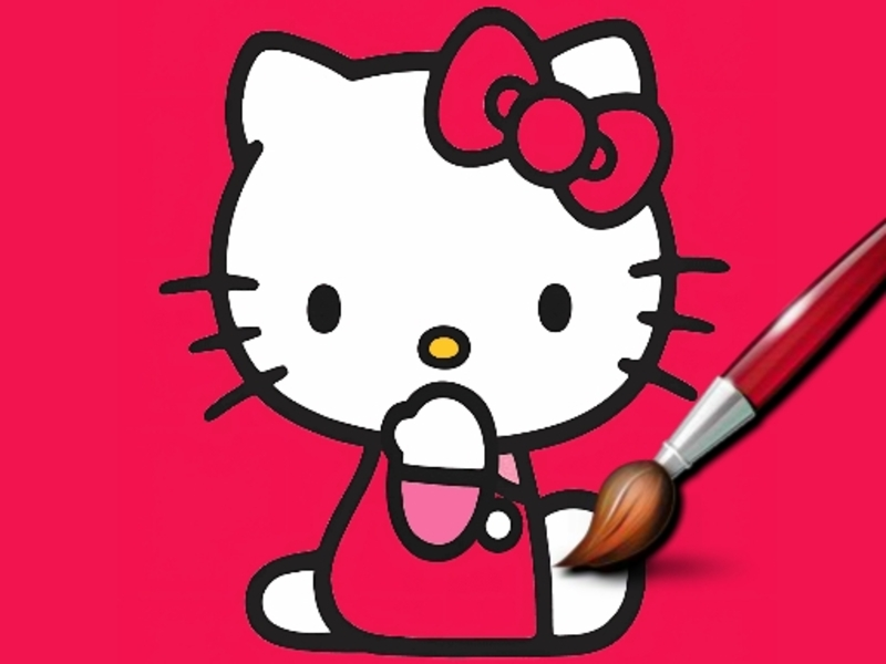 Spill Easy Coloring Kitty online